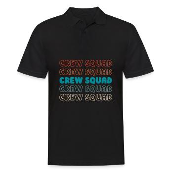 Kurier Kader - Männer Poloshirt - Schwarz - Vorne - Kai (181cm)