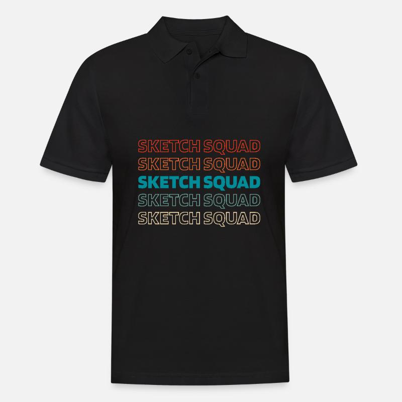 Schornsteinfeger Kader - Männer Poloshirt - Schwarz
