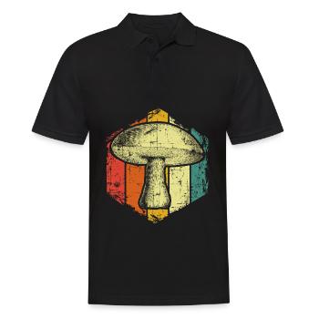 Magic mushroom drugs - Men's Polo Shirt - black - Front - Kai (181cm)