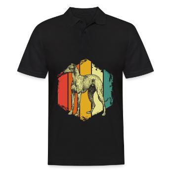 greyhound - Men's Polo Shirt - black - Front - Kai (181cm)