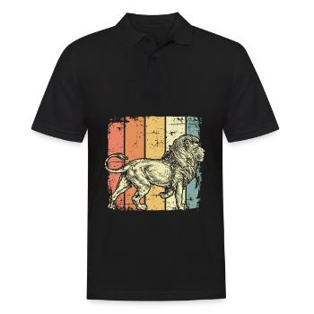Lion - Polo Homme - noir - Devant - Kai (181cm)