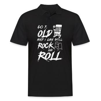 60 Years old and i can still Rock and Roll - Men's Polo Shirt - black - Front - Kai (181cm)