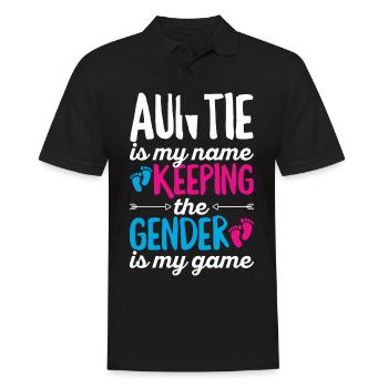 Gender Reveal Zitat für eine Hüterin des - Männer Poloshirt - Schwarz - Vorne - Kai (181cm)