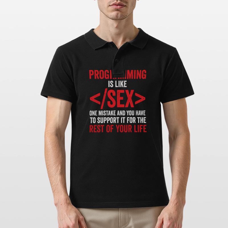 Debugging Programmierer Informatik Computer Nerd Männer Poloshirt