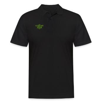 ich entdecke Neues - Männer Poloshirt - Schwarz - Vorne - Kai (181cm)
