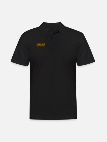 wachse - Männer Poloshirt - Schwarz