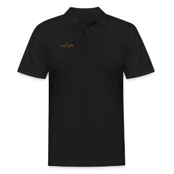 ich steh auf den Valentinstag - Männer Poloshirt - Schwarz - Vorne - Kai (181cm)