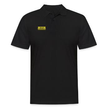 wie überraschend - Männer Poloshirt - Schwarz - Vorne - Kai (181cm)