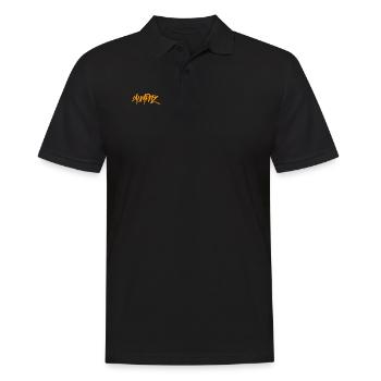Blödsinn - Männer Poloshirt - Schwarz - Vorne - Kai (181cm)