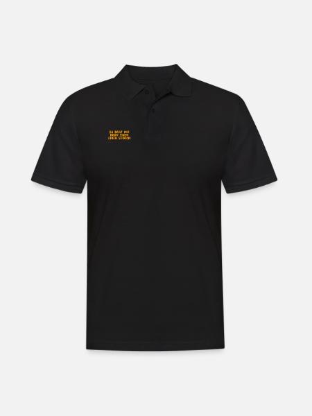 I wouldn't have thought that - Men's Polo Shirt - black