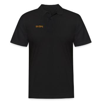 I feel great - Men's Polo Shirt - black - Front - Kai (181cm)