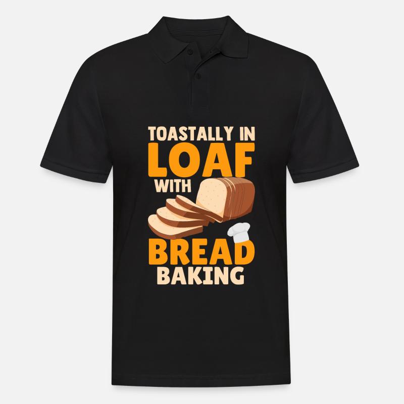 Bread Baking Bread Maker - Men's Polo Shirt - black