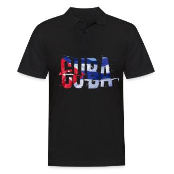 Cuba Flag Cubanisto - Polo Homme - noir - Devant - Kai (181cm)