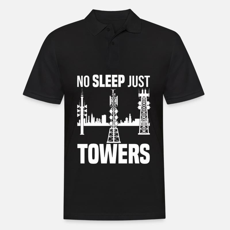 Industrieklettern | Industriekletterer Geschenk - Männer Poloshirt - Schwarz