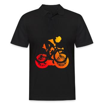 Vélo de route Hommes Vélo de route Femme Cyclisme sur route - Polo Homme - noir - Devant - Kai (181cm)