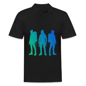 Bloc Escalade Femmes Escalade Hommes - Polo Homme - noir - Devant - Kai (181cm)