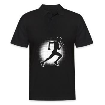 Jogging Cross Country Running Running Hommes - Polo Homme - noir - Devant - Kai (181cm)