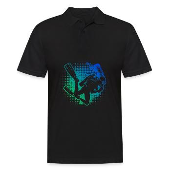Plongeur Femme Plongeur Plongeur Homme - Polo Homme - noir - Devant - Kai (181cm)