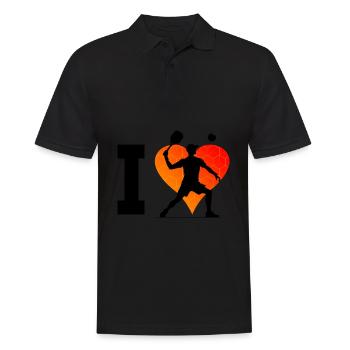 Racquetball games Pickleball Pickleball Pickleball games - Men's Polo Shirt - black - Front - Kai (181cm)