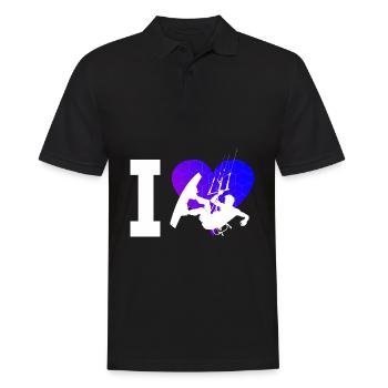 Kitesurf Kitesurf Femmes Kitesurf Kitesurfer - Polo Homme - noir - Devant - Kai (181cm)