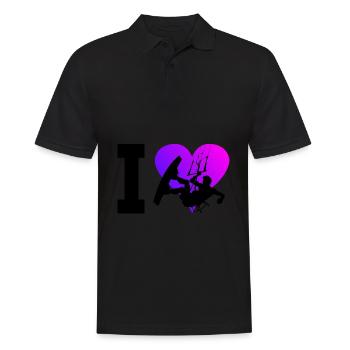 Kitesurfen Kite Kitesurfer Kitesurf Kitesurfing - Polo Homme - noir - Devant - Kai (181cm)