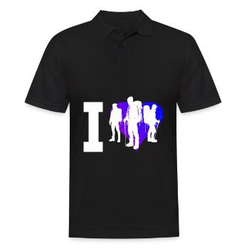 Bouldering Climbing Climbing Climber Bouldering - Men's Polo Shirt - black - Front - Kai (181cm)