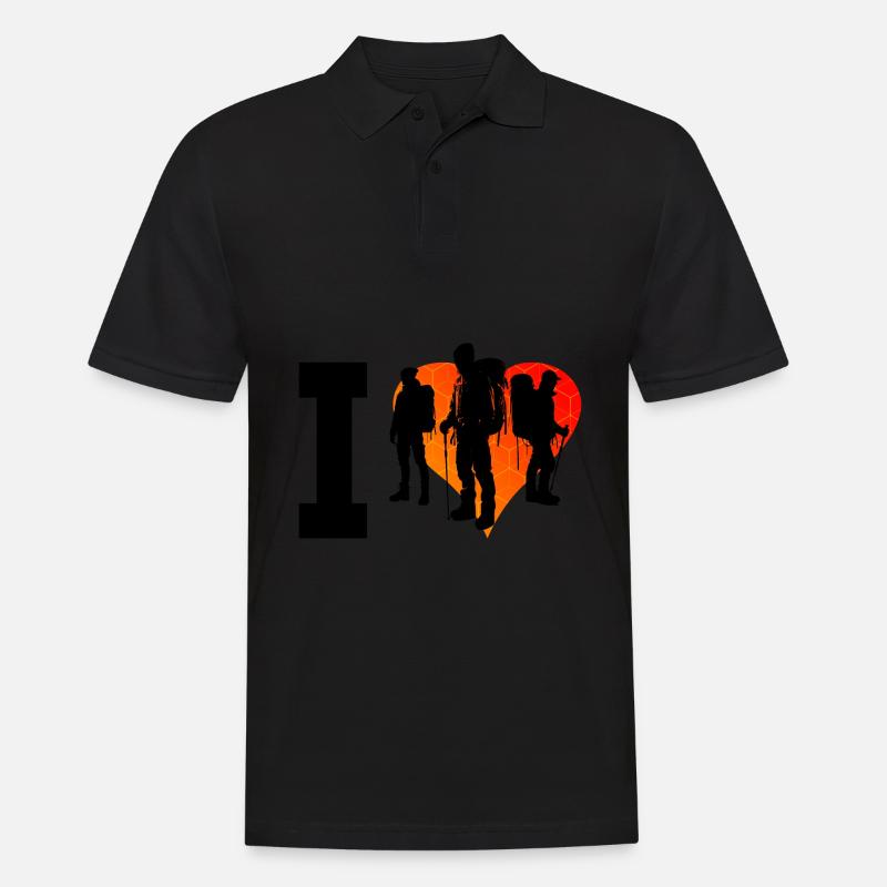 Climber Boulder Climbing Climber Bouldering - Men's Polo Shirt - black