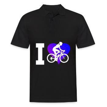 Vélo Cyclisme Vélo VTT Homme - Polo Homme - noir - Devant - Kai (181cm)
