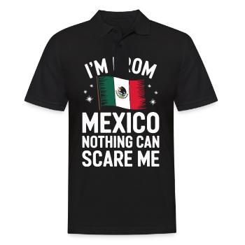 Mexico Mexico Mexican Spanish - Men's Polo Shirt - black - Front - Kai (181cm)
