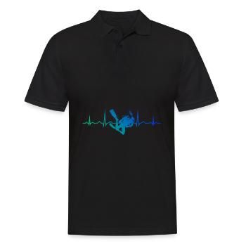Scuba Taucher Scuba Tauchen Diver Tauchen - Männer Poloshirt - Schwarz - Vorne - Kai (181cm)