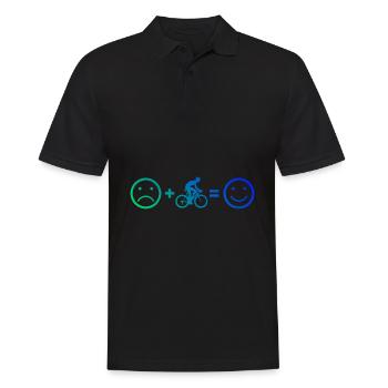 Cycliste de route Vélo de route Vélo de route Vélo de route - Polo Homme - noir - Devant - Kai (181cm)