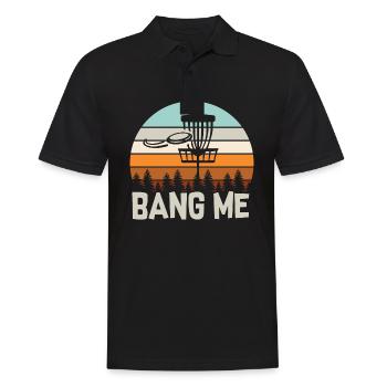 Disc golf Bang me - Polo Homme - noir - Devant - Kai (181cm)
