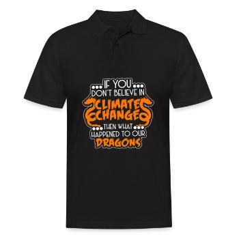 Fantasy mythology middle ages - Men's Polo Shirt - black - Front - Kai (181cm)