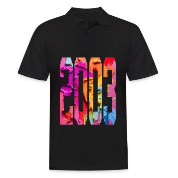 BUNT 23RD BIRTHDAY 2003 - Men's Polo Shirt - black - Front - Kai (181cm)