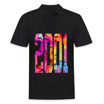 BUNT 25TH BIRTHDAY 2001 - Men's Polo Shirt - black - Front - Kai (181cm)