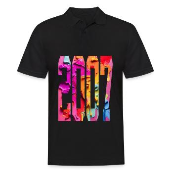 BUNT 19TH BIRTHDAY 2007 - Men's Polo Shirt - black - Front - Kai (181cm)