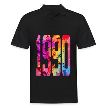 BUNT 36TH BIRTHDAY 1990 - Men's Polo Shirt - black - Front - Kai (181cm)