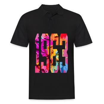 BUNT 63E ANNIVERSAIRE 1963 - Polo Homme - noir - Devant - Kai (181cm)