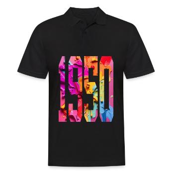 BUNT 76TH BIRTHDAY 1950 - Men's Polo Shirt - black - Front - Kai (181cm)