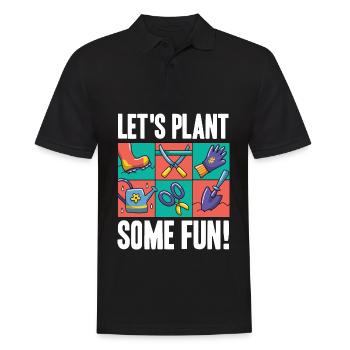 Landschaftsbau Landschaftsgärtner Gärtner Geschenk - Männer Poloshirt - Schwarz - Vorne - Kai (181cm)