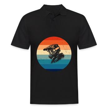 Cyclists Cycling Mountain bikers Cycling - Men's Polo Shirt - black - Front - Kai (181cm)