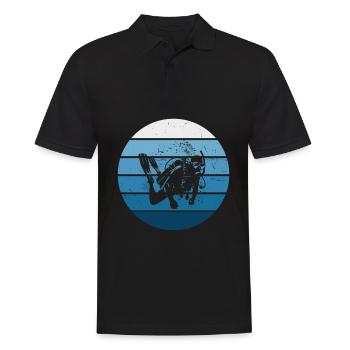 Plongée Scuba Diver Diver Femme Scuba Diver - Polo Homme - noir - Devant - Kai (181cm)