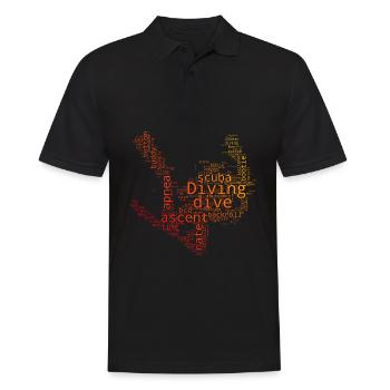 Scuba Diver Scuba Taucher Taucher Scuba Tauchen - Männer Poloshirt - Schwarz - Vorne - Kai (181cm)