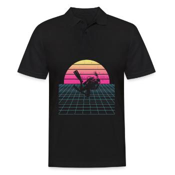 Scuba Diver Diver Plongée sous-marine Scuba Diver - Polo Homme - noir - Devant - Kai (181cm)