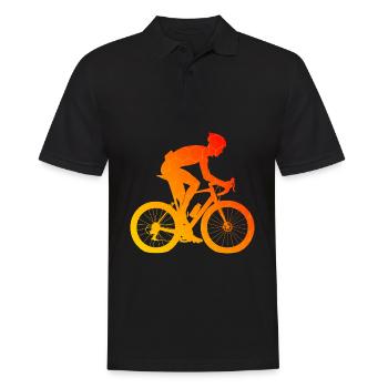 Vélo de route pour hommes Vélo de route pour femmes - Polo Homme - noir - Devant - Kai (181cm)