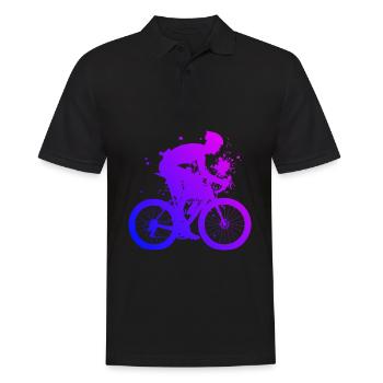 Cycliste de route Vélo de route Vélo de route Vélo de route - Polo Homme - noir - Devant - Kai (181cm)