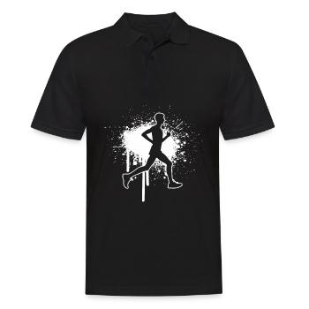 Jogging Femme Running Homme Fitness Jogging - Polo Homme - noir - Devant - Kai (181cm)