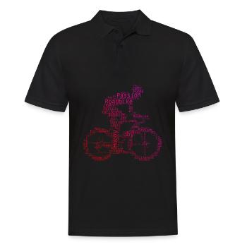 Vélo de route pour hommes Vélo de route pour femmes Vélo de route - Polo Homme - noir - Devant - Kai (181cm)