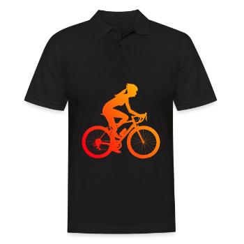 Cyclisme Cycliste Vélo Cyclisme - Polo Homme - noir - Devant - Kai (181cm)