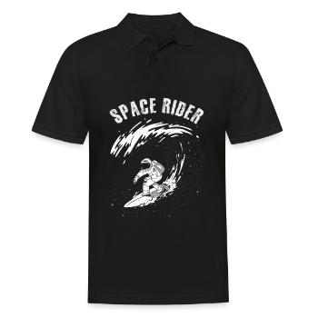 Surf Astronaute Space Rider - Polo Homme - noir - Devant - Kai (181cm)